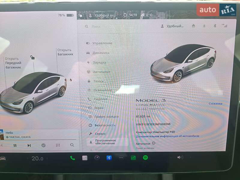Седан Tesla Model 3 2020 в Киеве