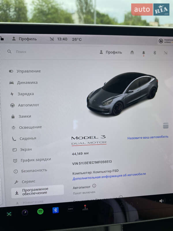 Седан Tesla Model 3 2021 в Запорожье фото 12 Седан Tesla Model 3 2021 в Запорожье