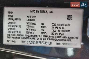 Седан Tesla Model 3 2024 в 