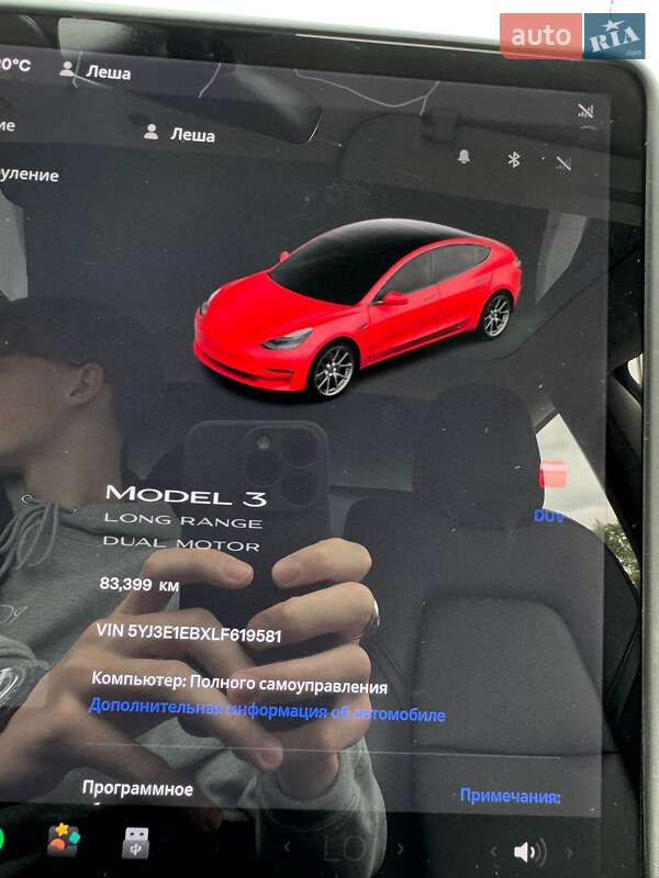 Седан Tesla Model 3 2019 в Кам'янському