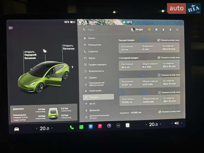 Седан Tesla Model 3 2021 в Одесі