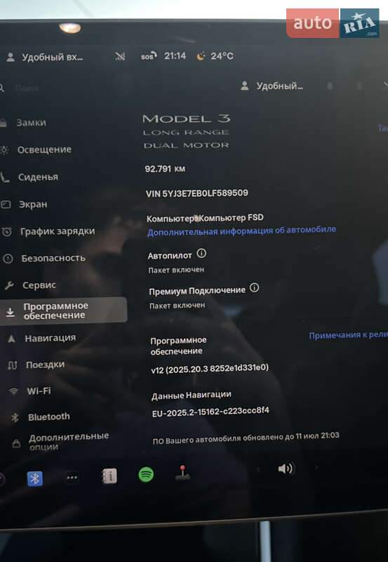 Седан Tesla Model 3 2019 в Одесі