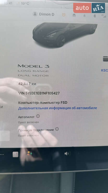 Седан Tesla Model 3 2021 в Києві