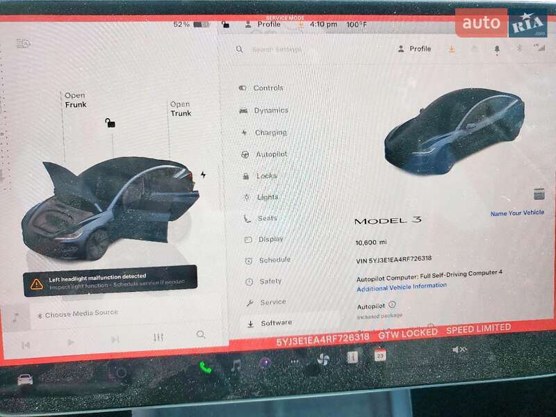Седан Tesla Model 3 2024 в Львові