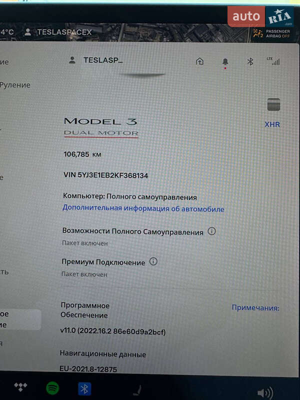 Седан Tesla Model 3 2019 в Києві