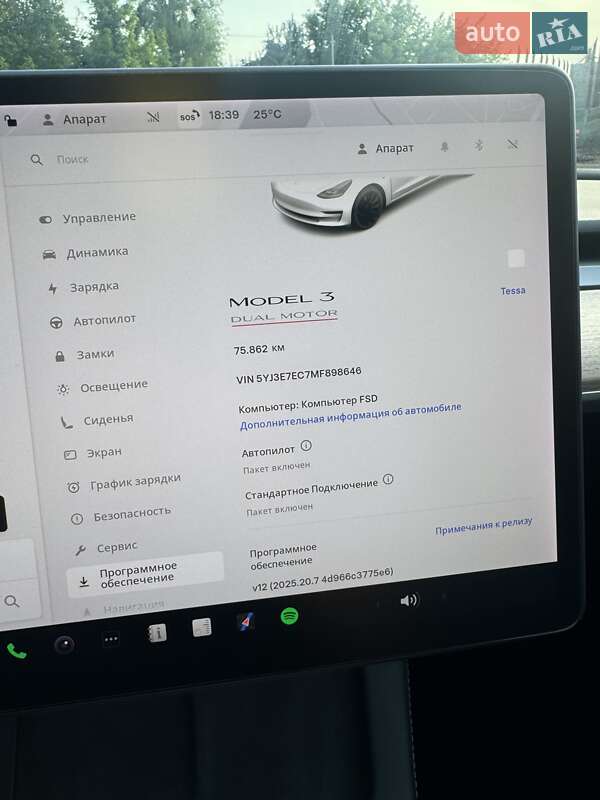 Седан Tesla Model 3 2021 в Житомире