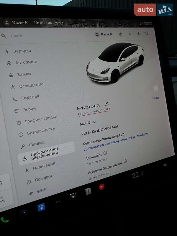 Седан Tesla Model 3 2021 в Одессе