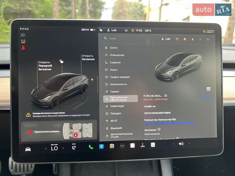 Седан Tesla Model 3 2022 в Львове
