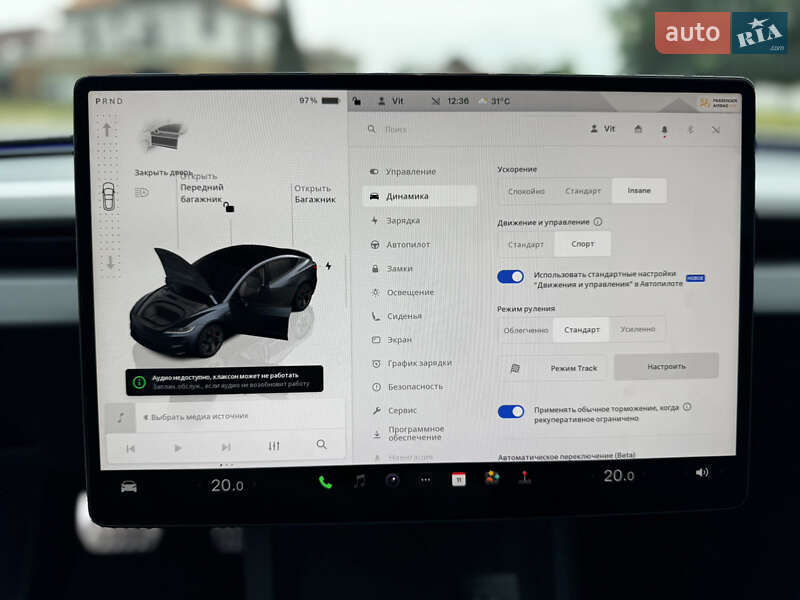 Седан Tesla Model 3 2024 в Одесі