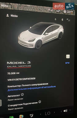 Седан Tesla Model 3 2021 в 
