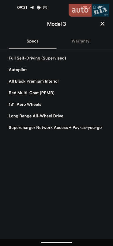 Седан Tesla Model 3 2019 в Полтаве