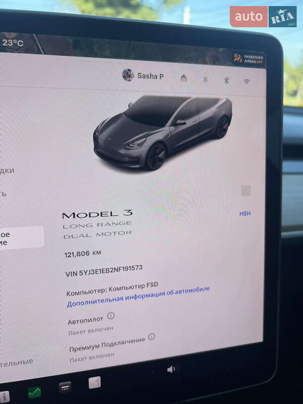 Седан Tesla Model 3 2022 в Бучі фото 15 Седан Tesla Model 3 2022 в Бучі