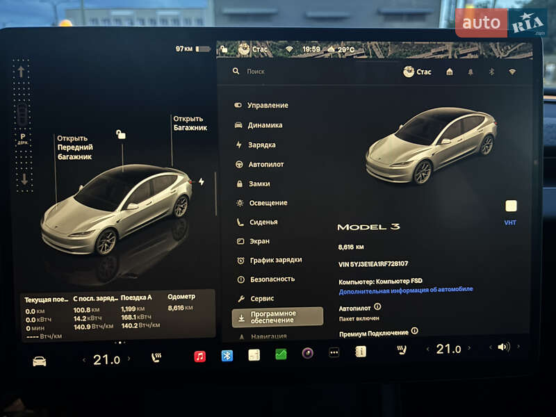 Седан Tesla Model 3 2024 в Харкові