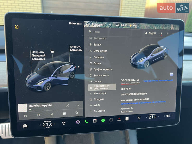Седан Tesla Model 3 2021 в Житомире
