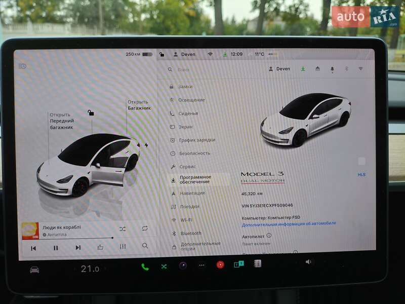 Седан Tesla Model 3 2023 в Теплику