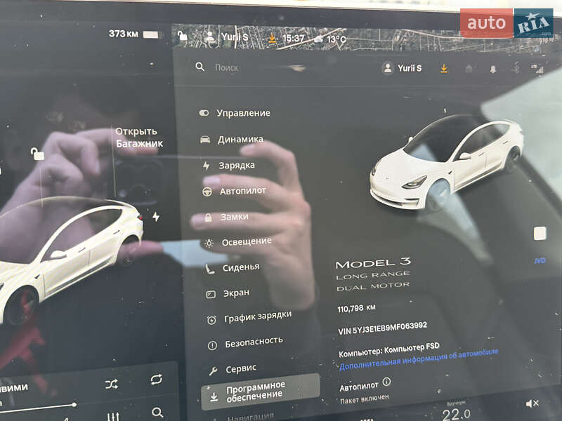 Седан Tesla Model 3 2021 в Луцке