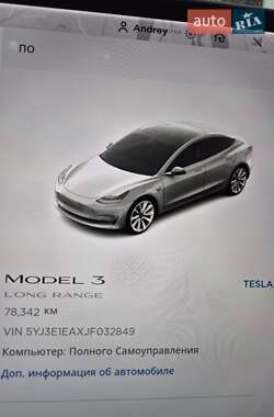 Седан Tesla Model 3 2018 в 