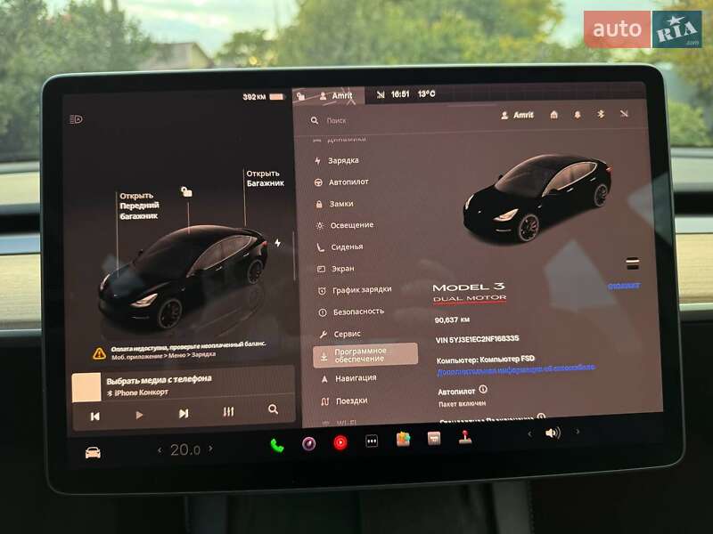 Седан Tesla Model 3 2022 в Одесі