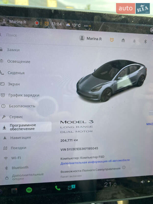 Седан Tesla Model 3 2019 в Хмельницком