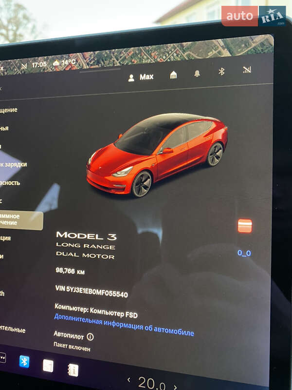 Седан Tesla Model 3 2021 в Івано-Франківську фото 48 Седан Tesla Model 3 2021 в Івано-Франківську