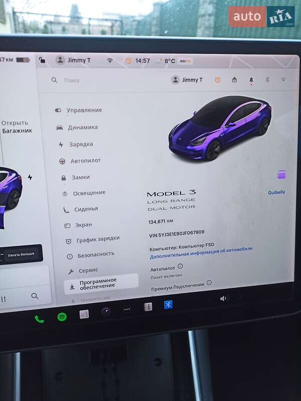 Седан Tesla Model 3 2018 в Самборе