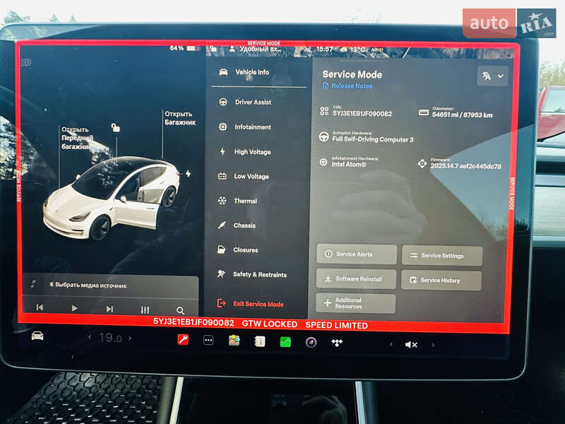 Седан Tesla Model 3 2018 в Львове фото 18 Седан Tesla Model 3 2018 в Львове