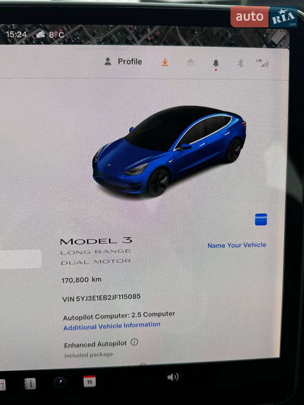 Седан Tesla Model 3 2018 в Львове