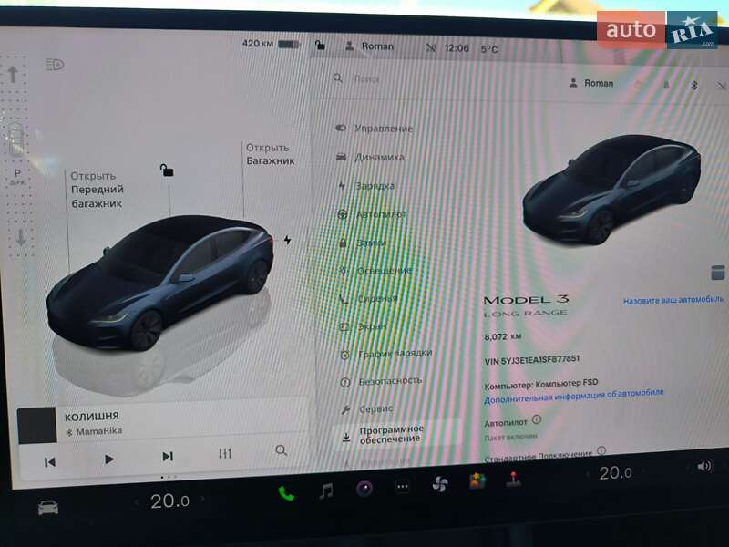 Седан Tesla Model 3 2024 в Коломиї фото 12 Седан Tesla Model 3 2024 в Коломиї