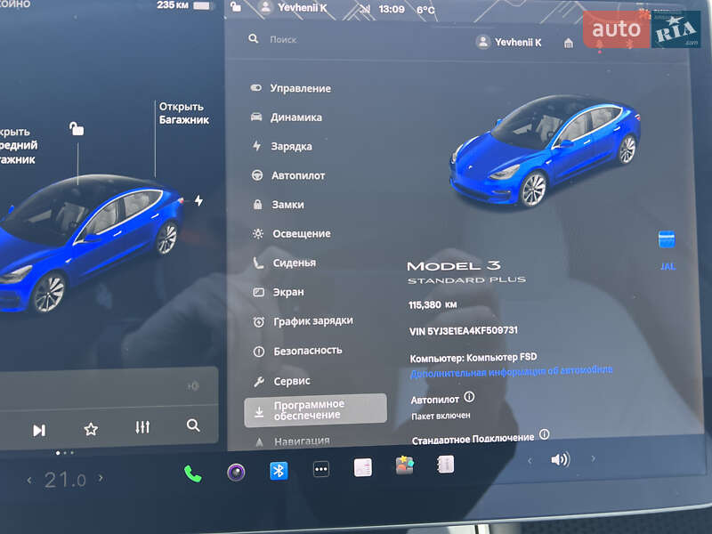 Седан Tesla Model 3 2019 в Киеве