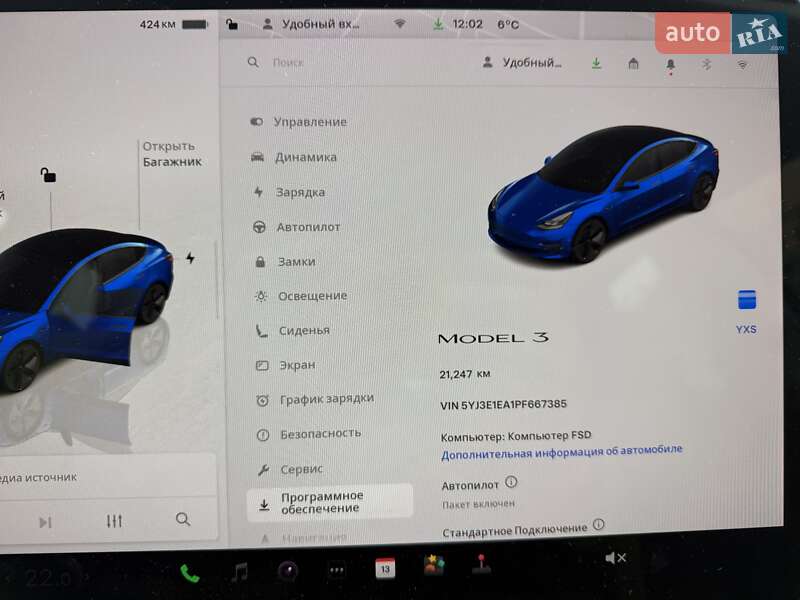 Седан Tesla Model 3 2023 в Львове