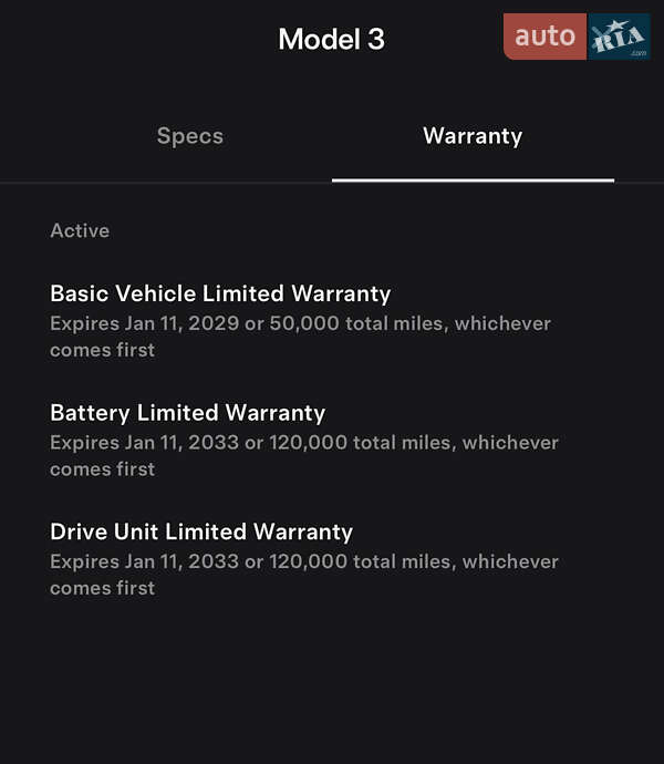 Седан Tesla Model 3 2025 в Днепре