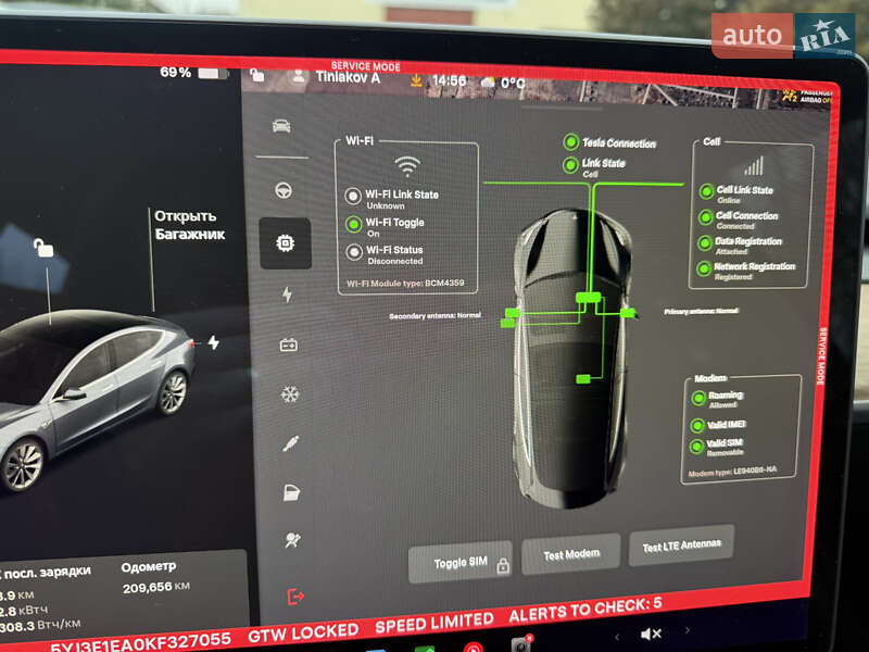 Седан Tesla Model 3 2019 в Киеве