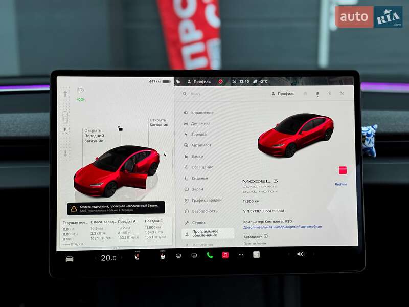 Седан Tesla Model 3 2024 в Киеве