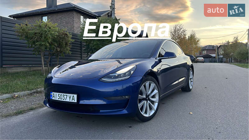 2019 Tesla Model-3, VIN 5YJ3E7EB9KF242176:plate — фото 1 (autoria)
