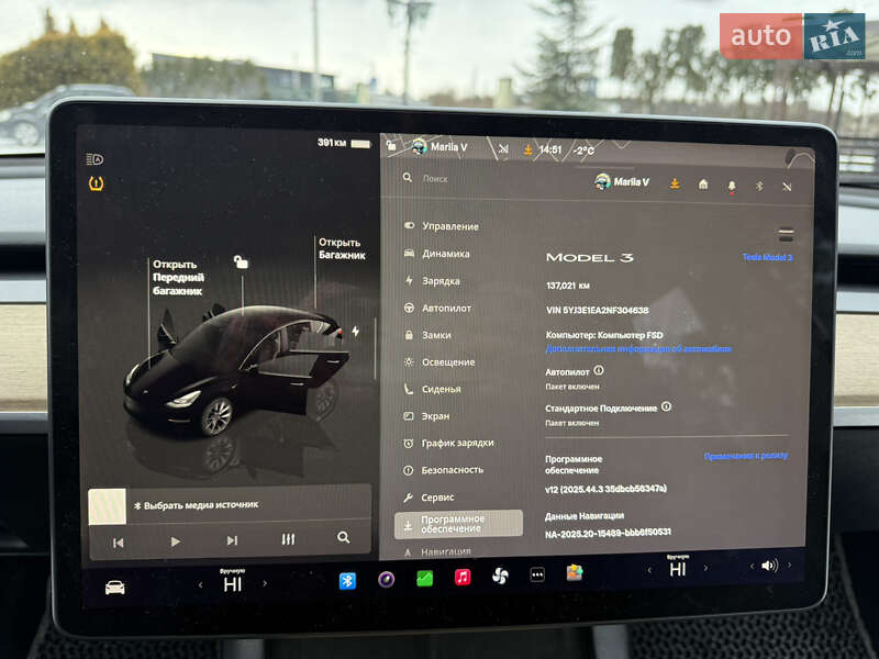 Седан Tesla Model 3 2022 в Львові