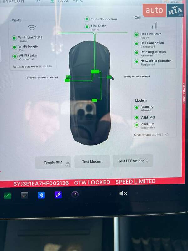 Седан Tesla Model 3 2017 в Львові