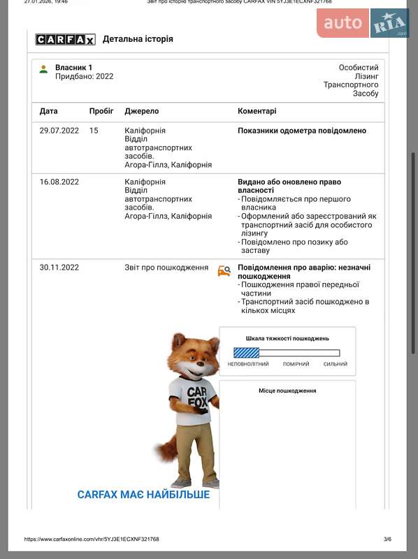 Седан Tesla Model 3 2022 в Запорожье