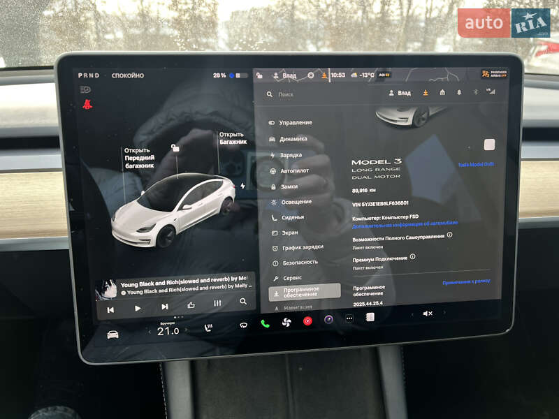 Седан Tesla Model 3 2020 в Києві