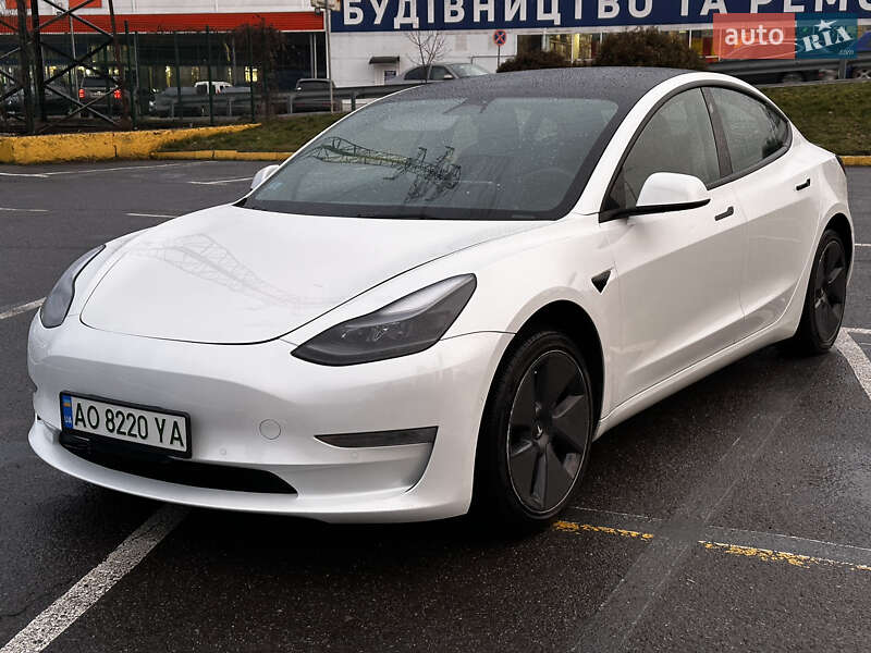 2022 Tesla Model 3, VIN 5YJ3E1EB0NF189742:plate — фото 1 (autoria)