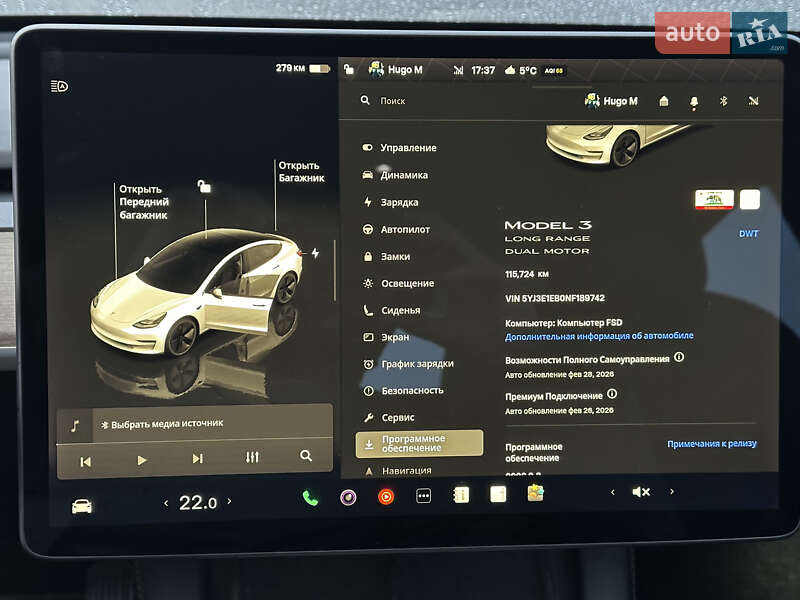 Седан Tesla Model 3 2022 в Ужгороде фото 25 Седан Tesla Model 3 2022 в Ужгороде