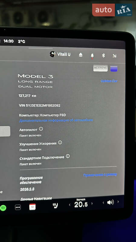 Седан Tesla Model 3 2020 в Львові фото 11 Седан Tesla Model 3 2020 в Львові