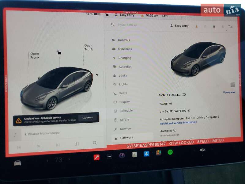 Седан Tesla Model 3 2023 в Черкассах фото 9 Седан Tesla Model 3 2023 в Черкассах