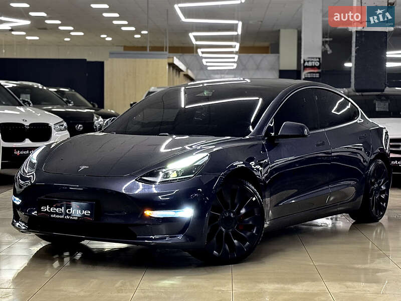 2021 Tesla Model 3, VIN 5YJ3E1EC1MF925983:plate — фото 1 (autoria)