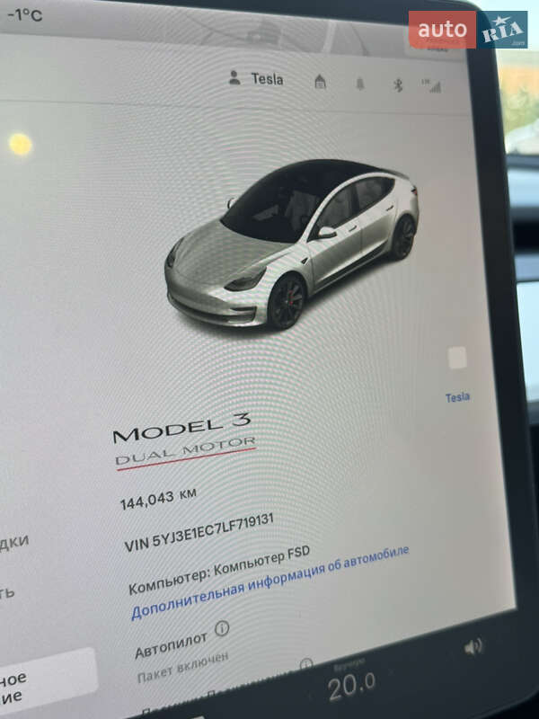 Седан Tesla Model 3 2020 в Хмельницькому фото 17 Седан Tesla Model 3 2020 в Хмельницькому