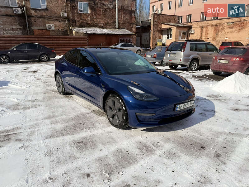 2022 Tesla Model 3, VIN 5YJ3E1EBXNF266536:plate — фото 1 (autoria)