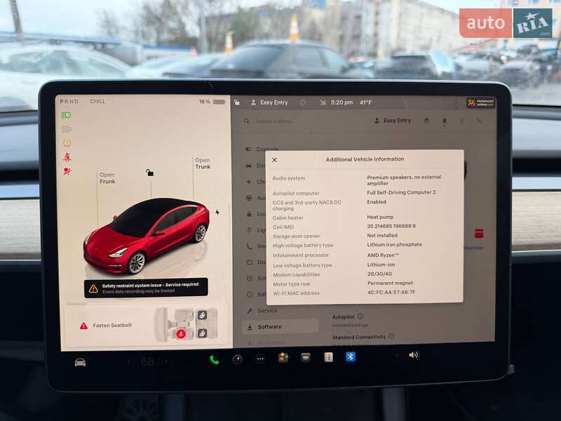 Седан Tesla Model 3 2022 в Луцьку фото 13 Седан Tesla Model 3 2022 в Луцьку