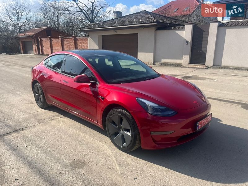 2022 Tesla Model 3, VIN 5YJ3E1EB1NF255702:plate — фото 1 (autoria)