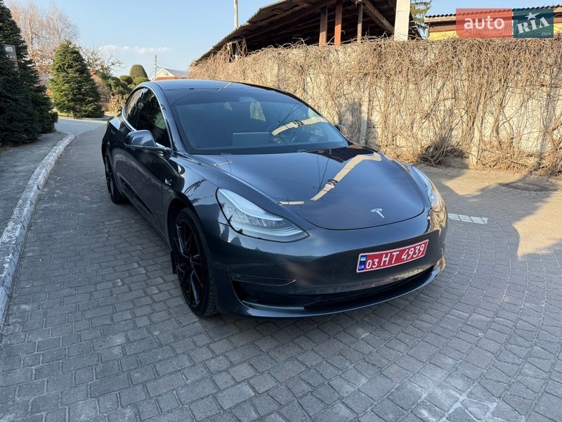 2019 Tesla Model 3, VIN 5YJ3E1EB0KF413538:plate — фото 1 (autoria)