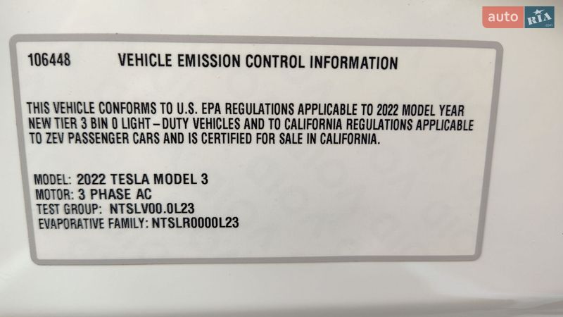 Седан Tesla Model 3 2021 в Новых Санжарах фото 3 Седан Tesla Model 3 2021 в Новых Санжарах