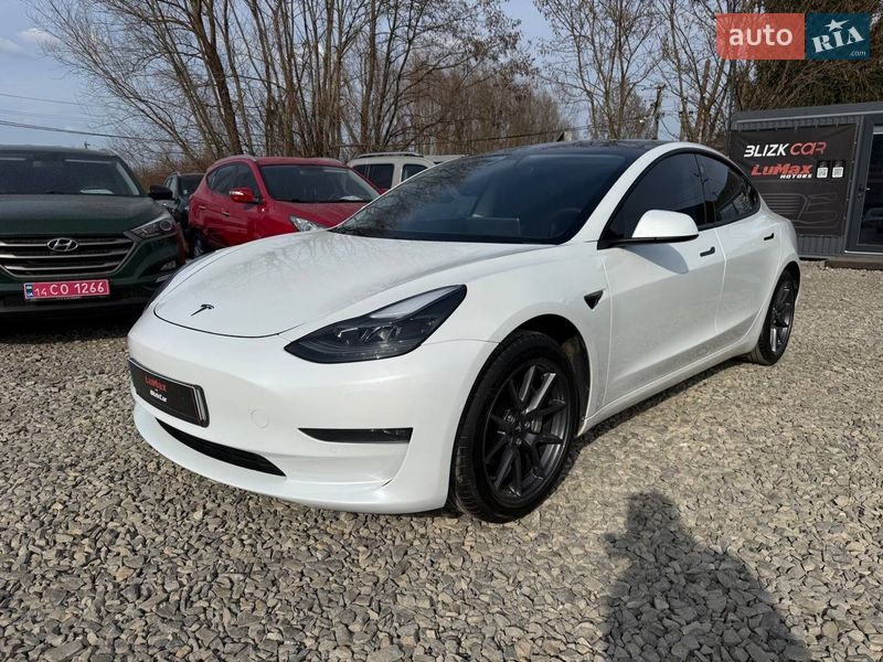 2021 Tesla Model-3, VIN 5YJ3E7EB0MF969659:plate — фото 1 (autoria)